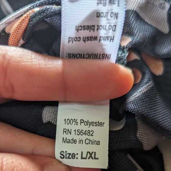 DanzNMotion * Floral Printed Skirt * Kids Large/X-Large - Picture 5 of 5